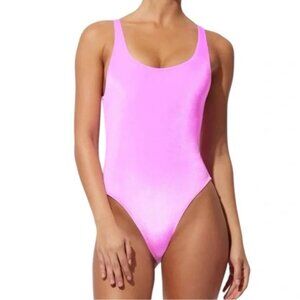 Solid & Striped Pink Velvet one piece new without tags